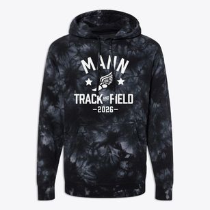 Mann Elementary School Track and Field Premium Tie-Dye Hoodie