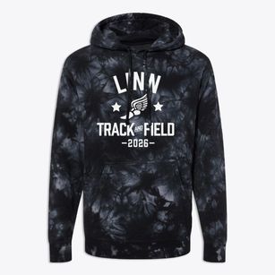 Linn Middle School Track and Field Premium Tie-Dye Hoodie