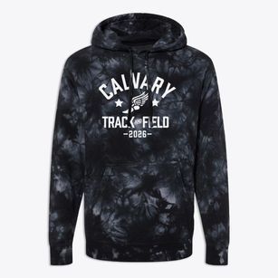 Calvary Christian Academy Track and Field Premium Tie-Dye Hoodie