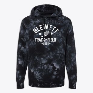 Blewett Middle School Track and Field Premium Tie-Dye Hoodie