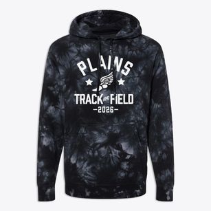 Plains High School Track and Field Premium Tie-Dye Hoodie