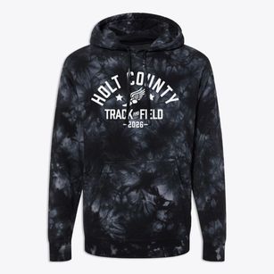 Holt County District 30 School Track and Field Premium Tie-Dye Hoodie