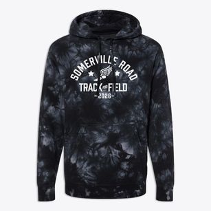 Somerville Road Elementary School Track and Field Premium Tie-Dye Hoodie