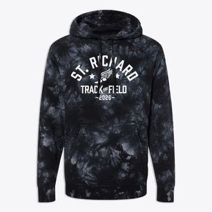 Saint Richard School Track and Field Premium Tie-Dye Hoodie