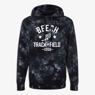 Beech Street Center Elementary School Track and Field Premium Tie-Dye Hoodie