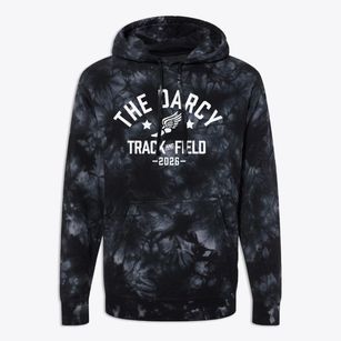 The Darcy School Track and Field Premium Tie-Dye Hoodie