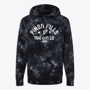 Pinon Hills Christian School Track and Field Premium Tie-Dye Hoodie