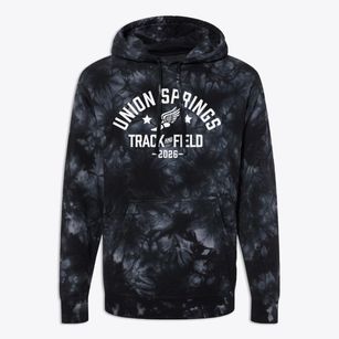 Union Springs Academy Track and Field Premium Tie-Dye Hoodie