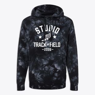Studio Elementary School Track and Field Premium Tie-Dye Hoodie