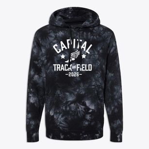 Capital Prep Track and Field Premium Tie-Dye Hoodie