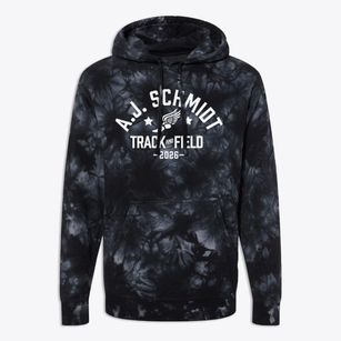 A.j. Schmidt Elementary School Track and Field Premium Tie-Dye Hoodie