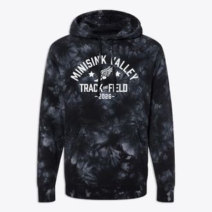 Minisink Valley Middle School Track and Field Premium Tie-Dye Hoodie