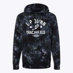 L P Quinn Elementary School Track and Field Premium Tie-Dye Hoodie