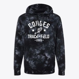 Cohoes Catholic School Track and Field Premium Tie-Dye Hoodie