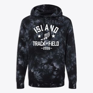 Island Trees Stokes Elementary School Track and Field Premium Tie-Dye Hoodie
