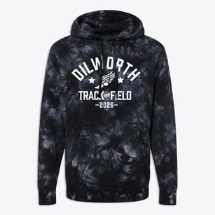 Dilworth Elementary School Track and Field Premium Tie-Dye Hoodie
