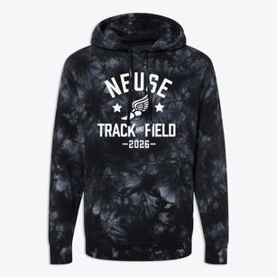 Neuse Charter School Track and Field Premium Tie-Dye Hoodie