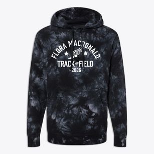 Flora Macdonald Academy Track and Field Premium Tie-Dye Hoodie