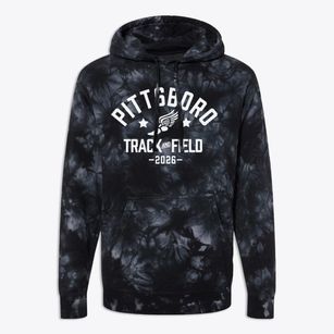 Pittsboro Elementary School Track and Field Premium Tie-Dye Hoodie