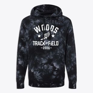 Woods Charter School Track and Field Premium Tie-Dye Hoodie