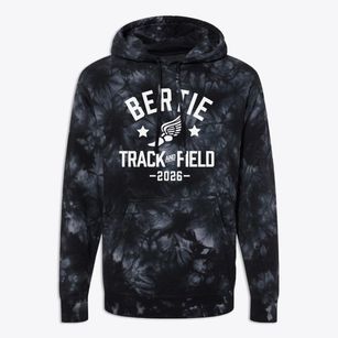 Bertie Middle School Track and Field Premium Tie-Dye Hoodie