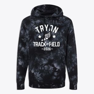 Tryon Elementary School Track and Field Premium Tie-Dye Hoodie