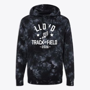 Lloyd Elementary School Track and Field Premium Tie-Dye Hoodie