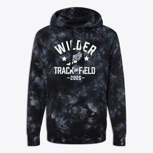 Wilder Elementary School Track and Field Premium Tie-Dye Hoodie