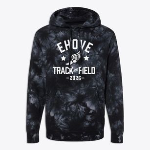 Ehove Joint Vocational School Track and Field Premium Tie-Dye Hoodie