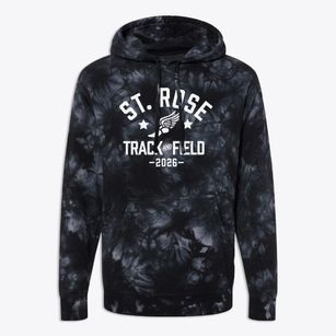 Saint Rose School Track and Field Premium Tie-Dye Hoodie