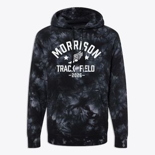 Morrison Elementary School Track and Field Premium Tie-Dye Hoodie