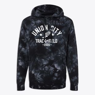 Union City High School Track and Field Premium Tie-Dye Hoodie