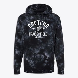 Crutcho Elementary School Track and Field Premium Tie-Dye Hoodie