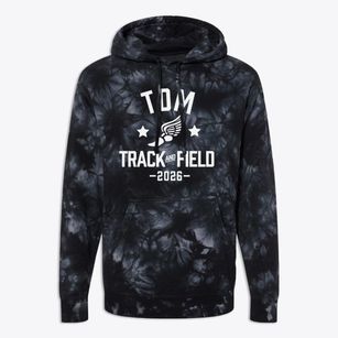 Tom Elementary School Track and Field Premium Tie-Dye Hoodie