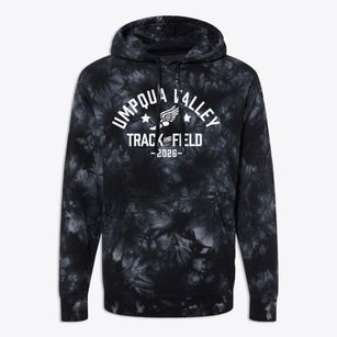 Umpqua Valley Christian School Track and Field Premium Tie-Dye Hoodie