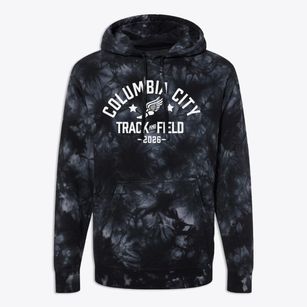 Columbia City Elementary School Track and Field Premium Tie-Dye Hoodie