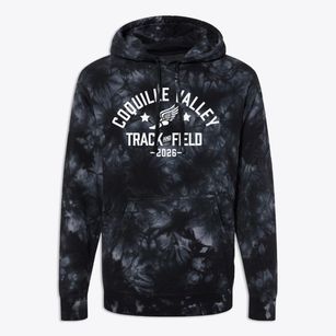 Coquille Valley Intermediate School Track and Field Premium Tie-Dye Hoodie