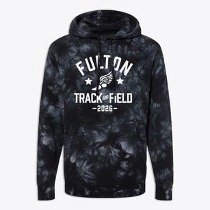 Fulton Elementary School Track and Field Premium Tie-Dye Hoodie