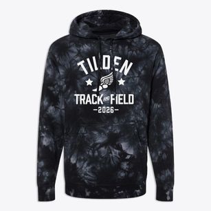 Tilden Elementary School Track and Field Premium Tie-Dye Hoodie