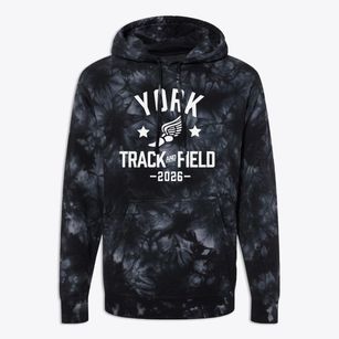 York Prep Track and Field Premium Tie-Dye Hoodie