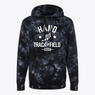 Hand Middle School Track and Field Premium Tie-Dye Hoodie