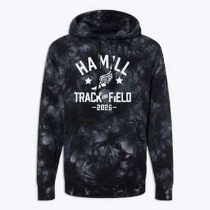 Hamill Elementary School Track and Field Premium Tie-Dye Hoodie