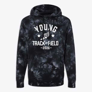 Young High School Track and Field Premium Tie-Dye Hoodie