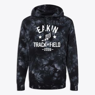 Eakin Elementary School Track and Field Premium Tie-Dye Hoodie
