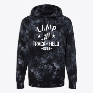 Loveless Academic Magnet Program High School Track and Field Premium Tie-Dye Hoodie