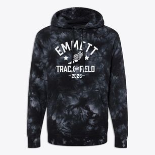 Emmett Elementary School Track and Field Premium Tie-Dye Hoodie