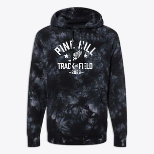 Pine Hill Christian School Track and Field Premium Tie-Dye Hoodie