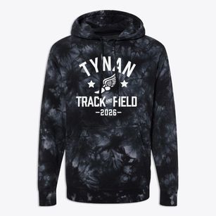 Tynan Elementary School Track and Field Premium Tie-Dye Hoodie