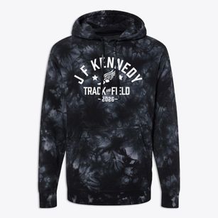 J F Kennedy Learning Center Track and Field Premium Tie-Dye Hoodie