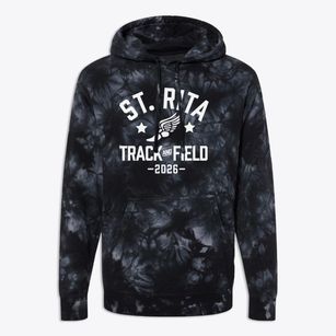 Saint Rita School Track and Field Premium Tie-Dye Hoodie